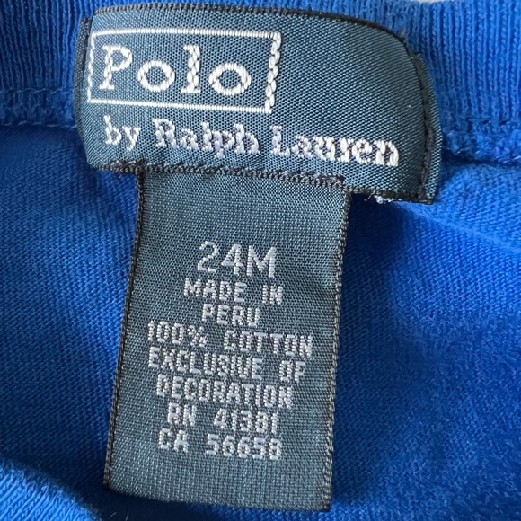 Ralph Lauren Boys Cotton Long & short sleeve tee’s - Picture 3 of 3